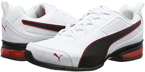 PUMA Leader VT SL, Zapatillas Unisex Adulto, Blanco (White/Black/Flame Scarlet), 40 EU