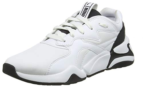 PUMA Nova Wn's, Zapatillas Deportivas para Mujer, Blanco White Black, 37.5 EU