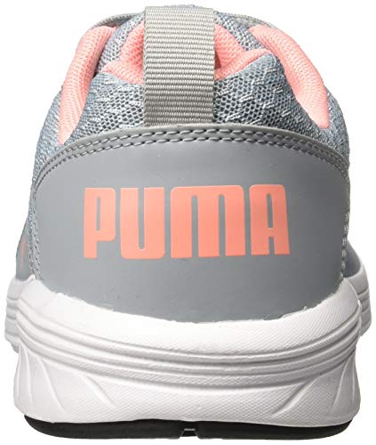 PUMA Nrgy Comet, Zapatillas de Cross Unisex Adulto, Gris (Quarry-Soft Fluo Peach), 40 EU