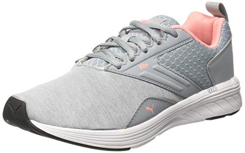 PUMA Nrgy Comet, Zapatillas de Cross Unisex Adulto, Gris (Quarry-Soft Fluo Peach), 40 EU
