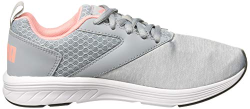 PUMA Nrgy Comet, Zapatillas de Cross Unisex Adulto, Gris (Quarry-Soft Fluo Peach), 40 EU