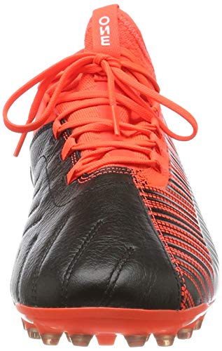 PUMA One 5.3 MG, Botas de fútbol Hombre Black-Nrgy Red Aged Silver, 43 EU
