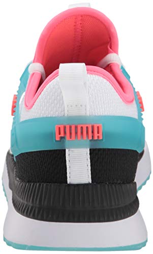 PUMA Pacer Next Excel - Tenis translúcidos para mujer, blanco (Puma White-milky Blue-puma Blackpink Alerta), 39.5 EU