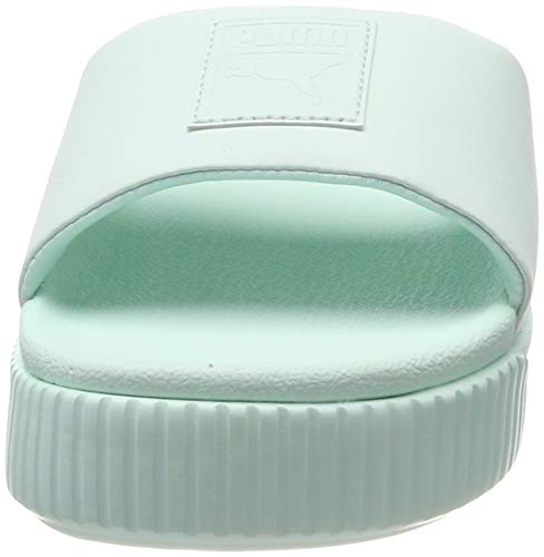 PUMA Platform Slide Wns, Zapatos de Playa y Piscina Mujer, Azul (Fair Aqua-Fair Aqua), 39 EU