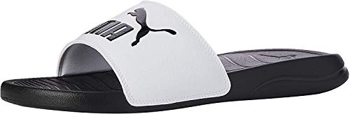 PUMA Popcat 20, Zapatos de Playa y Piscina Unisex Adulto, Negro Black White, 46 EU