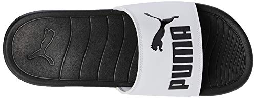 PUMA Popcat 20, Zapatos de Playa y Piscina Unisex Adulto, Negro Black White, 46 EU