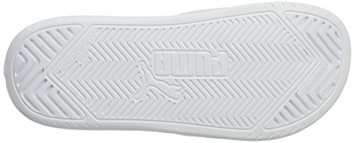 PUMA Popcat, Sandalias deslizantes, Blanco White Black, 35.5 EU