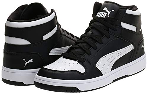 PUMA Rebound Layup SL, Zapatillas Unisex Adulto, Negro Black White, 42 EU