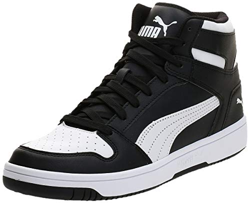 PUMA Rebound Layup SL, Zapatillas Unisex Adulto, Negro Black White, 42 EU