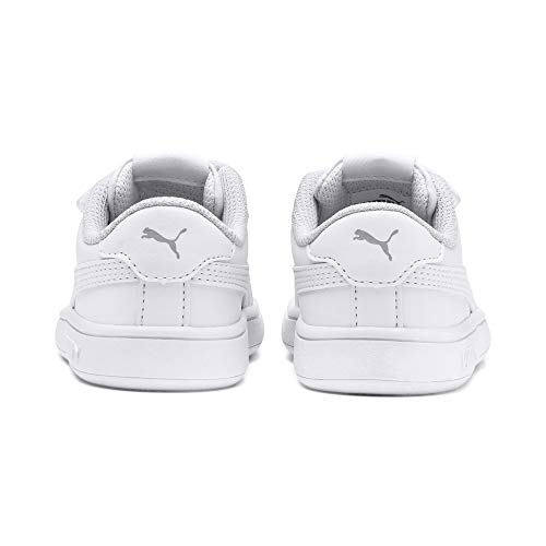 PUMA Smash V2 L V Inf, Zapatillas Unisex niños, Blanco White White, 23 EU