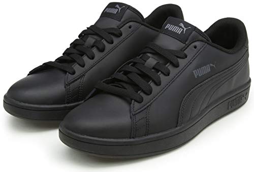 PUMA Smash V2 L, Zapatillas Unisex Adulto, Negro Black Black, 42 EU