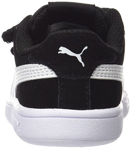PUMA Smash V2 SD V Inf, Zapatillas Unisex niños, Negro Black White, 27 EU
