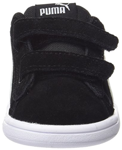PUMA Smash V2 SD V Inf, Zapatillas Unisex niños, Negro Black White, 27 EU
