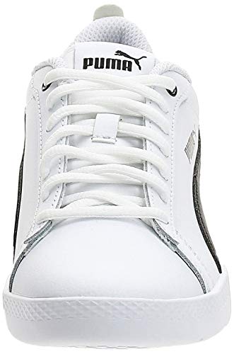 PUMA Smash Wns V2 L, Zapatillas Mujer, Blanco White Black, 38.5 EU