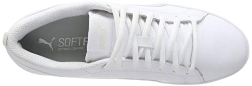 PUMA Smash Wns V2 L, Zapatillas Mujer, Blanco White White, 41 EU