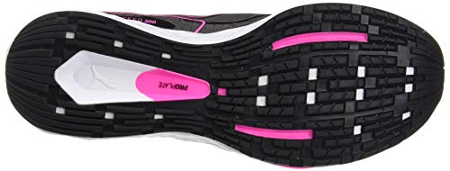 PUMA Speed 300 Racer 2 Wn's, Zapatillas para Correr de Carretera Mujer, Negro Black/Luminous Pink, 37.5 EU
