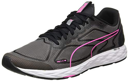 PUMA Speed 300 Racer 2 Wn's, Zapatillas para Correr de Carretera Mujer, Negro Black/Luminous Pink, 41 EU