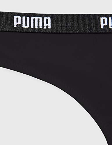 PUMA String 3p Pack Tanga Bragas, Negro, S para Mujer