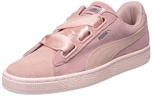 Puma Suede Heart Pebble Wn's, Zapatillas Mujer, Beige (Peach Beige-Pearl), 38 EU