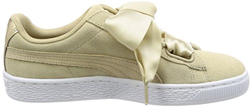 Puma Suede Heart Safari, Zapatillas para Mujer, Beige (Beige 364083/01), 36 EU