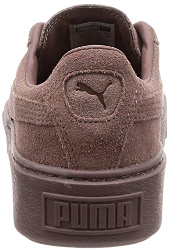 PUMA Suede Platform Gem Wn's, Zapatillas Mujer, Marrón (Peppercorn-Peppercorn 02), 40 EU