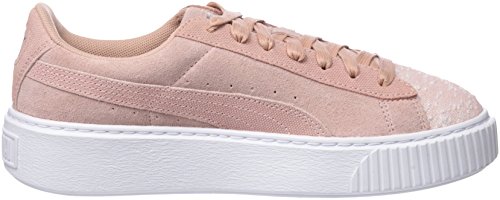 Puma Suede Platform Pebble Wn's, Zapatillas Mujer, Beige (Peach Beige White), 37 EU