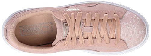 Puma Suede Platform Pebble Wn's, Zapatillas Mujer, Beige (Peach Beige White), 37 EU