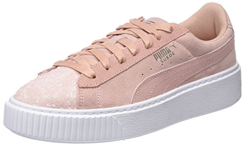 Puma Suede Platform Pebble Wn's, Zapatillas Mujer, Beige (Peach Beige White), 37 EU