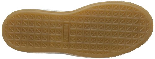 Puma Suede Platform SNK Jr, Zapatillas Unisex Adulto, Gris (Rock Ridge-Whisper White), 37 EU