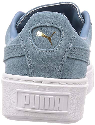 PUMA Suede Platform, Zapatillas Mujer, Multicolor (Bluestone Team Gold), 37 EU