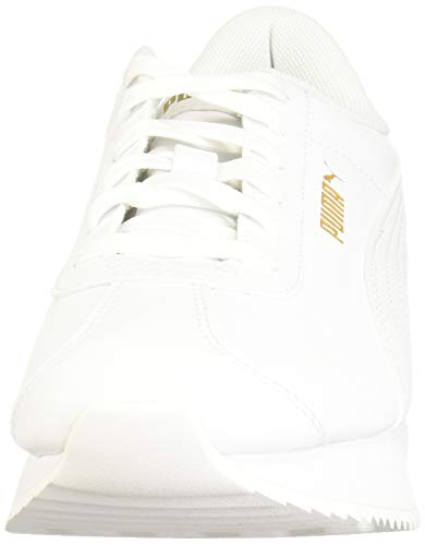 PUMA Tenis de plataforma Turín para mujer, blanco (Blanco), 38 EU