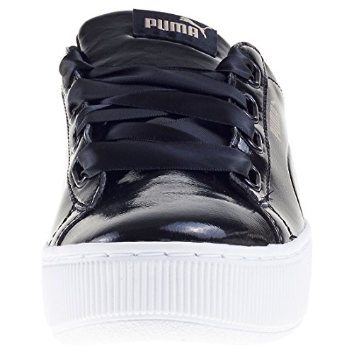 Puma Vikky Platform Ribbon P, Zapatillas Mujer, Negro Black Black, 38 EU