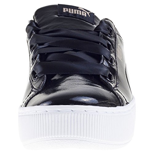 Puma Vikky Platform Ribbon P, Zapatillas Mujer, Negro Black Black, 40 EU