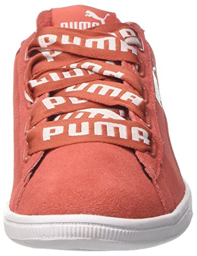 Puma Vikky Ribbon Bold, Zapatillas para Mujer, Rojo (Spiced Coral-Spiced Coral), 37 EU