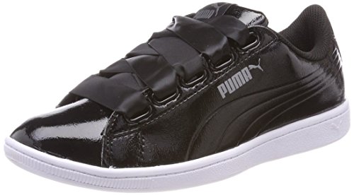 Puma Vikky Ribbon P, Zapatillas para Mujer, Negro (Black/Black 01), 38 EU