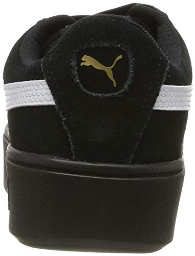 PUMA Vikky Stacked SD, Zapatillas de Deporte Mujer, Blanco Black White, 39 EU