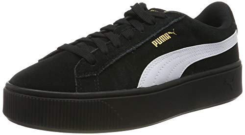 PUMA Vikky Stacked SD, Zapatillas de Deporte Mujer, Blanco Black White, 39 EU