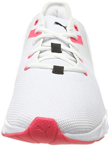 PUMA Weave XT Wn's, Zapatillas Deportivas para Interior Mujer, Blanco White/Pink Alert, 40.5 EU