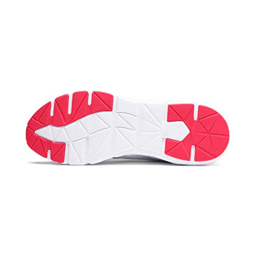 PUMA Weave XT Wn's, Zapatillas Deportivas para Interior Mujer, Blanco White/Pink Alert, 40.5 EU