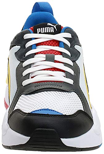 PUMA X-Ray, Zapatillas Unisex Adulto, Blanco White Black/Dark Shadow/High Risk Red/Palace Blue, 44 EU