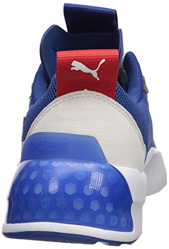 PUMA Zapatillas Cell Phantom para hombre, azul (Galaxy Azul-puma Blanco-alto riesgo Rojo), 44.5 EU