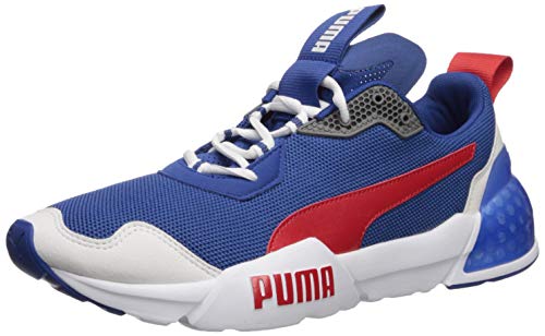 PUMA Zapatillas Cell Phantom para hombre, azul (Galaxy Azul-puma Blanco-alto riesgo Rojo), 44.5 EU