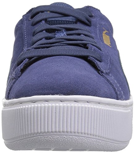 PUMA Zapatillas de plataforma Vikky para mujer, azul (Índigo azul-índigo), 39.5 EU