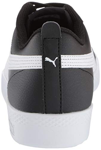 PUMA Zapatillas Smash V2 para mujer, negro (Negro/Blanco), 38 EU