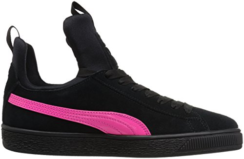 PUMAPUMA-367356 - Suede Fierce Patent Block Jr Unisex Niños, Negro (Puma Black-Knockout Pink-Sulphur Spring), 6 M US Niño Grande