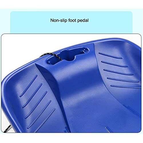 QenDsx Trineo De Nieve De Invierno, Mini Trineo De Tracción Descenso Trineo Flexible con Cómoda Cuerda De Tracción Deporte Al Aire Libre Sprinter Trineo Niños Pequeños Niños Jóvenes