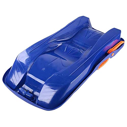 QenDsx Trineo De Nieve De Invierno, Mini Trineo De Tracción Descenso Trineo Flexible con Cómoda Cuerda De Tracción Deporte Al Aire Libre Sprinter Trineo Niños Pequeños Niños Jóvenes