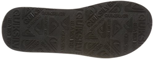 Quiksilver Carver Nubuck-Sandals For Men, Zapatos de Playa y Piscina Hombre, Marrón (Demitasse-Solid Ctk0), 42 EU
