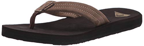 Quiksilver Carver Suede M Sndl Sandalias con Plataforma Plana, Hombre, Marrón (Brown), 40