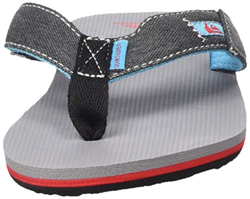 Quiksilver Molokai Abyss Youth, Zapatos de Playa y Piscina Niños, Negro (Black/Grey/Black Xksk), 34 EU